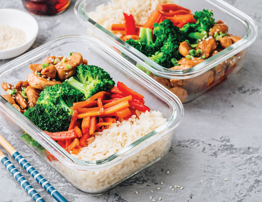 Prep Naturals Glass Meal Prep Containers - Food Prep Containers with Lids Meal
