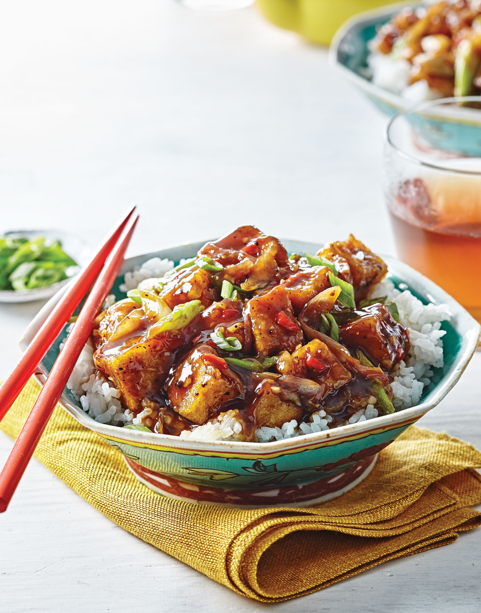 Tofu Stir-Fry with Black Pepper Sauce