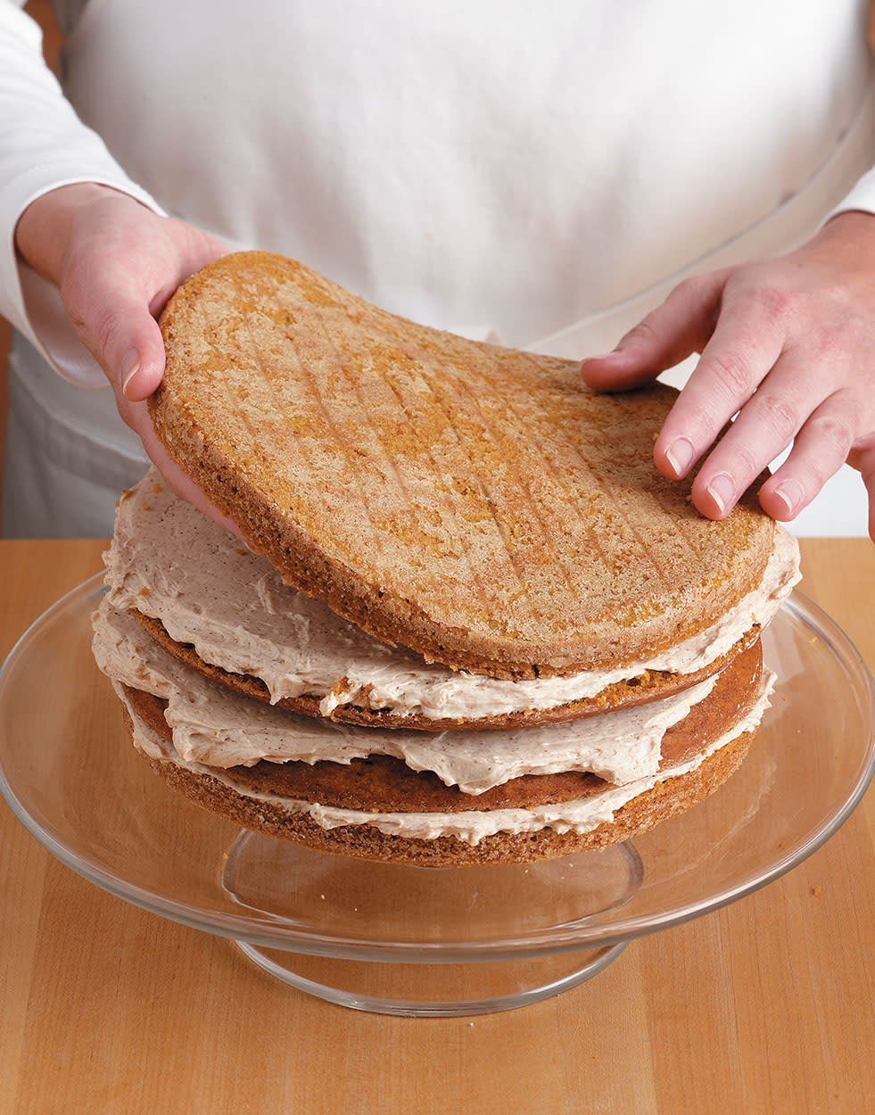 How To Assemble a Layer Cake with Frosting