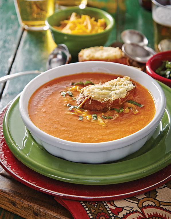 Tomato-Cheddar Soup