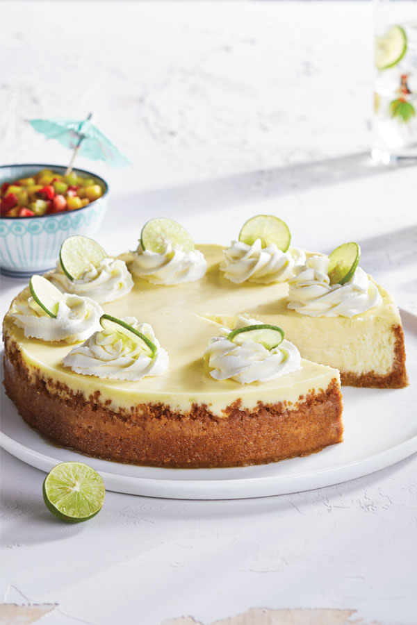 Key Lime Cheesecake with Fruit Salsa