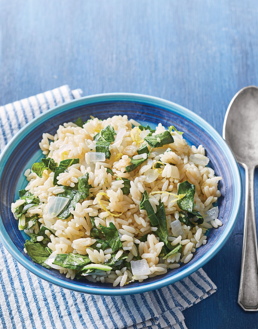 Rice Pilaf with Collards