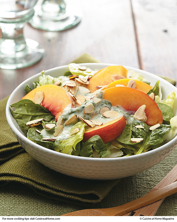 Spinach-Romaine Salad Recipe