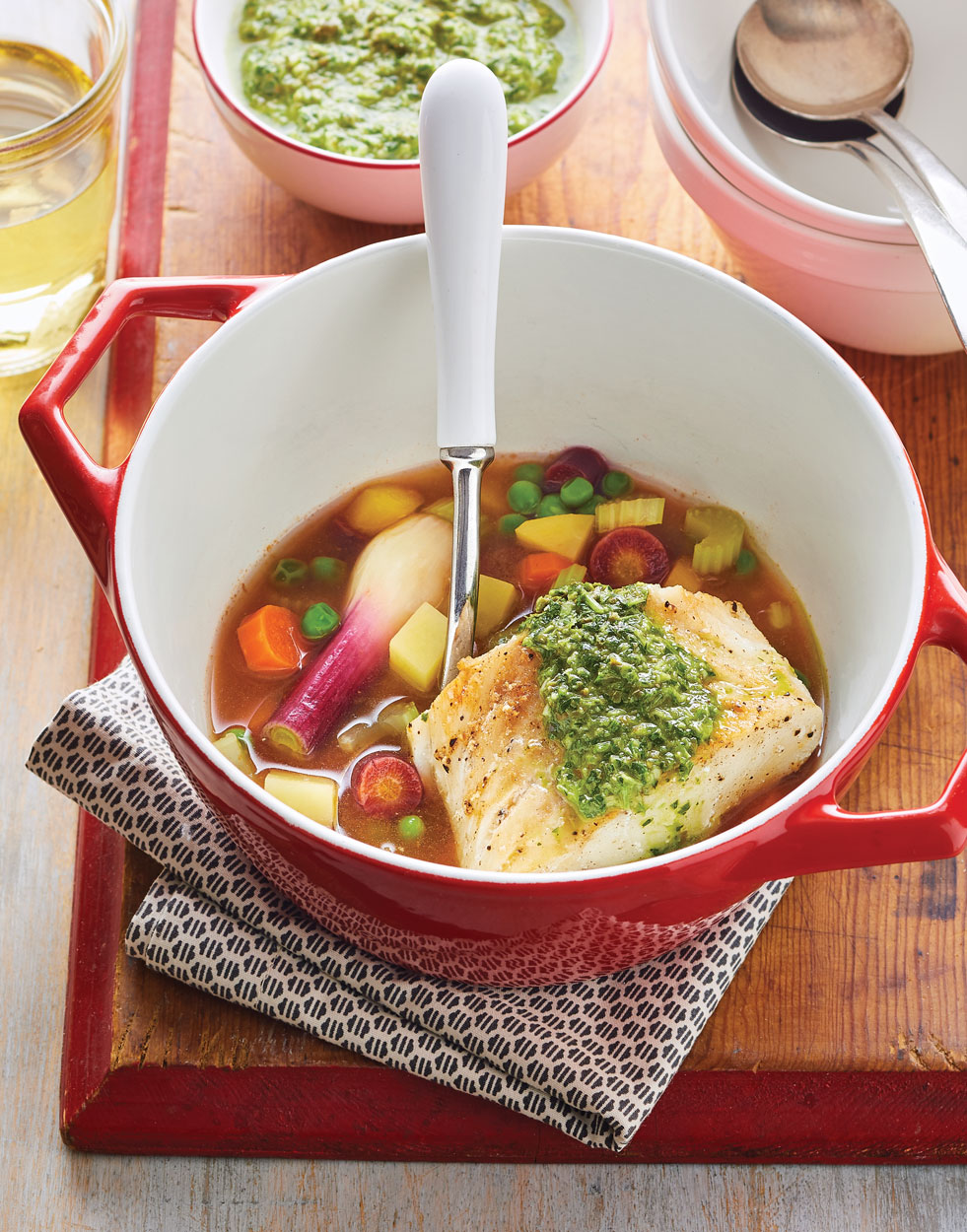 Spring Fish Stew with Italian Verde Sauce