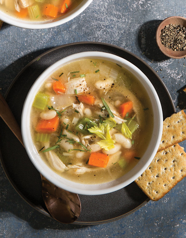 Chicken, White Bean, and Rosemary Soup