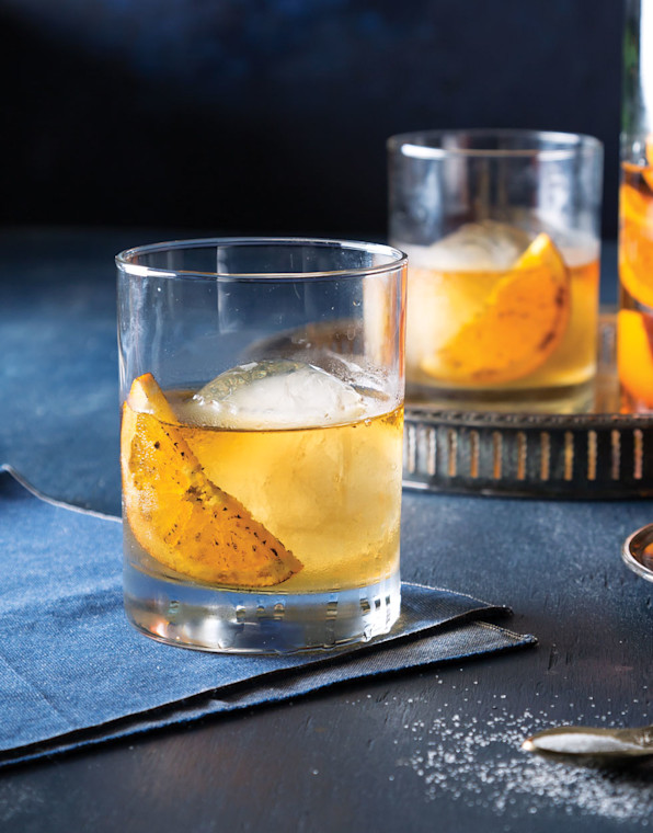 Smoky Orange Old-Fashioned