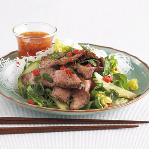 Thai Beef Salad with Rice-Stick Noodles