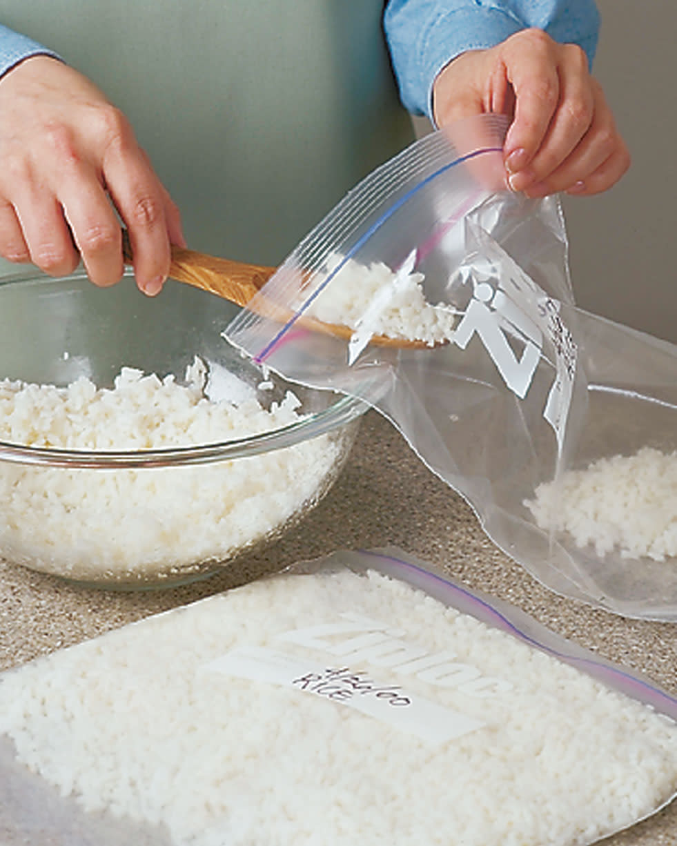 How to Freeze Rice