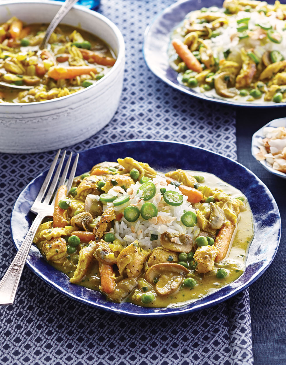 Curried Chicken Fricassee with Coconut