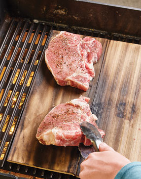 Planked-Pork-Chops-with-Strawberry-BBQ-Sauce-Step3