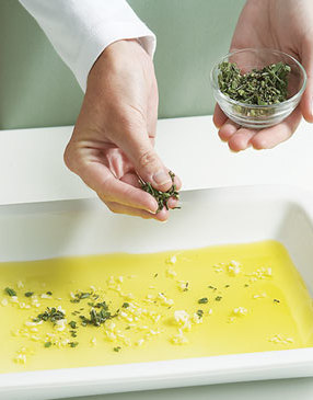 For the best flavor, use extra-virgin olive oil and fresh herbs.
