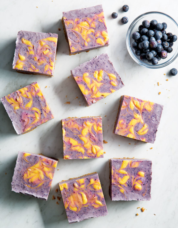 Blueberry-Lemon Cheesecake Bars