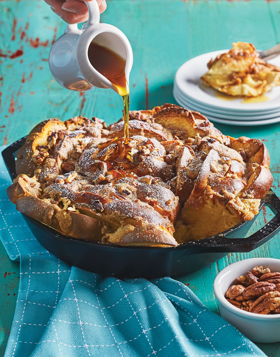 French Toast Casserole With Pecan Streusel Topping Recipe