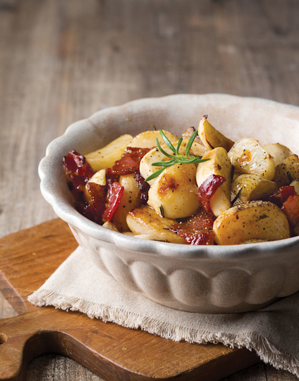 Caramelized Turnips with Bacon