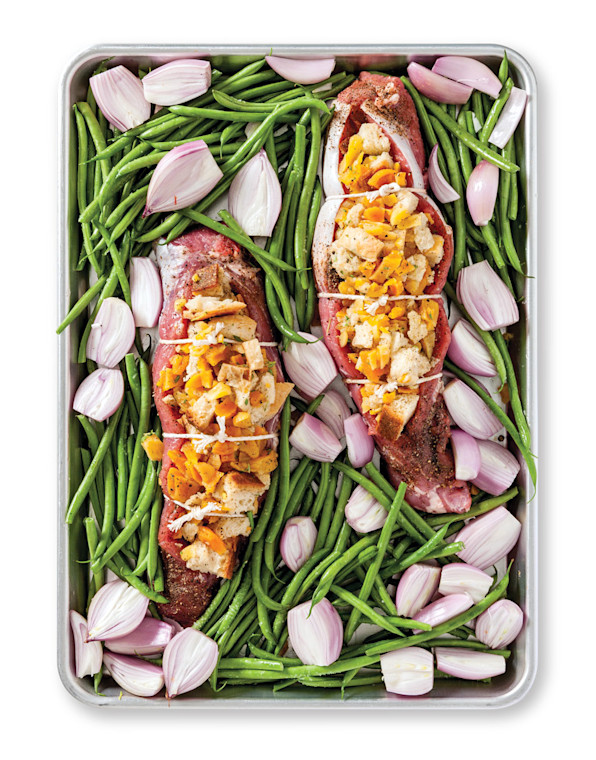 Apricot-Stuffed Pork Tenderloin