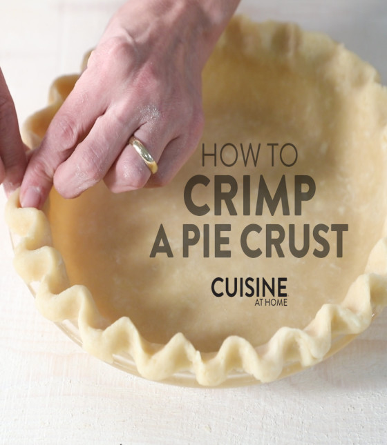 How To Crimp Pie Crust