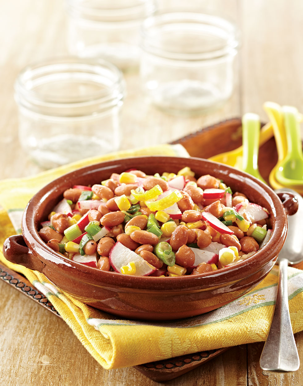 Pinto Bean Salad with Lemon-Garlic Vinaigrette Recipe