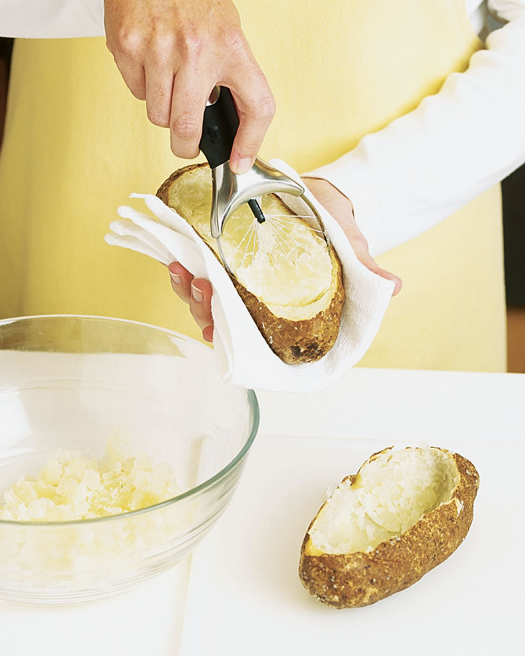 How to Scoop Out Twice-Baked Potatoes