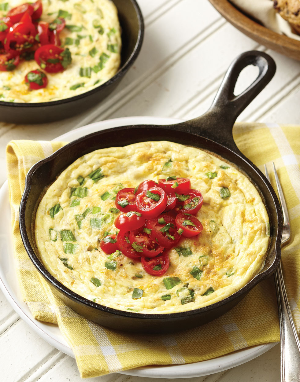 Southwestern Frittatas with pico de gallo