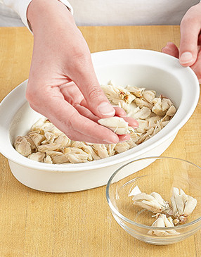 To keep crabmeat in large chunks, place it in the bottom of the dish rather than stirring it into the Brie mixture.