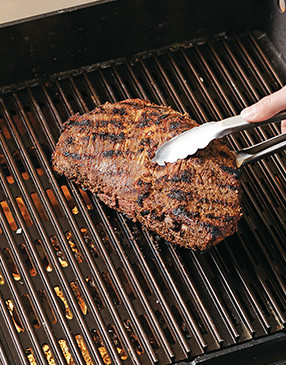 For even cooking, flip the roast every few minutes within the grilling time.