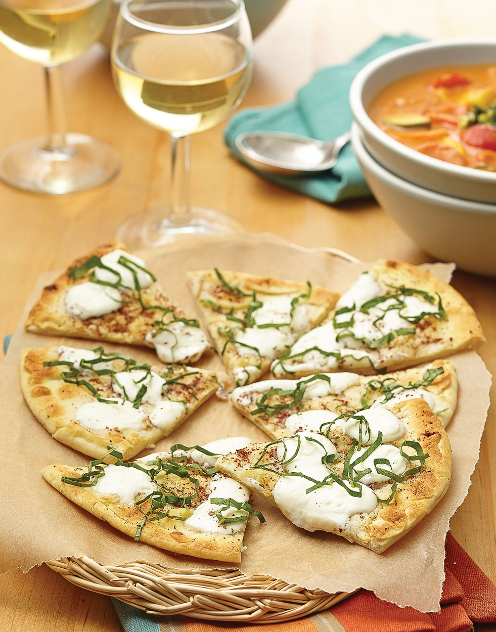 Spiced Cheesy Flatbreads