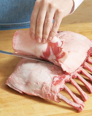How-To-Trim-&-French-Lamb-Chops-Step-1