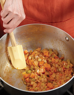 For the deepest flavor, cook the tomato paste until it starts to caramelize on the sides of the pan.