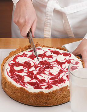 For the easiest slicing, dip a long-bladed knife into hot water and wipe clean before cutting each slice.