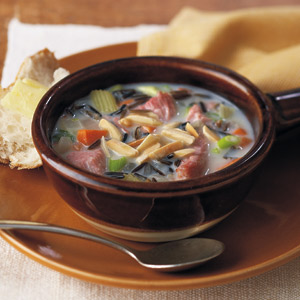 Smoked Turkey & Wild Rice Soup