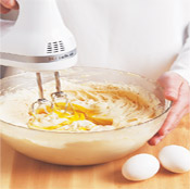 For an ultra-smooth cheesecake, fully incorporate each egg into the batter before adding the next.