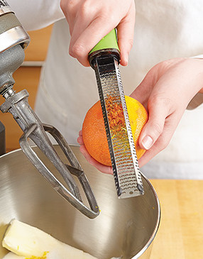 Use a combination of lemon and orange zest for complex citrus flavor. 