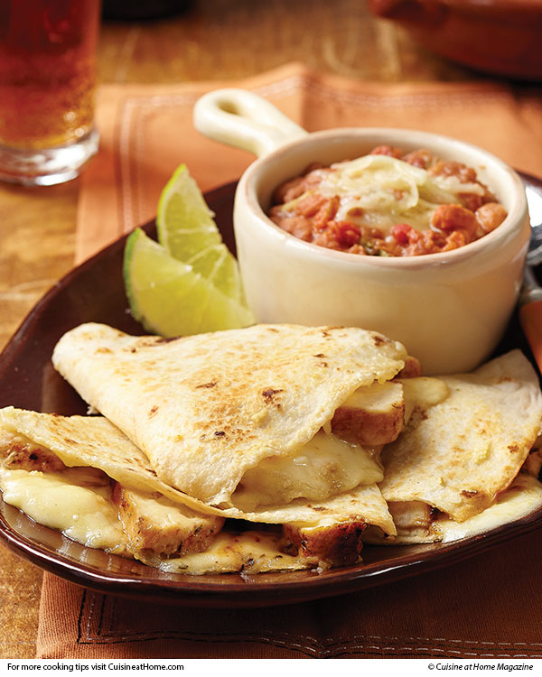 Blackened Chicken Quesadillas Recipe