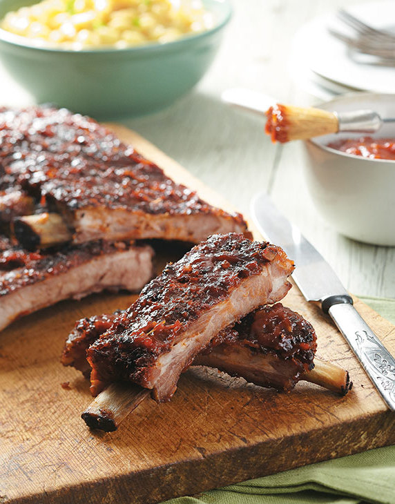 Quick-Grilled Pork Ribs Recipe