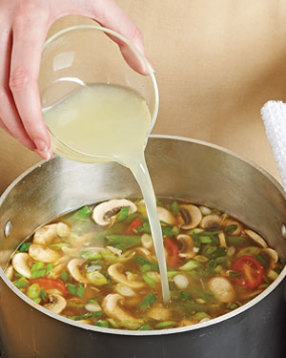 Lime juice is a big player in this hot and sour soup. For the best flavor, be sure to use fresh lime juice.