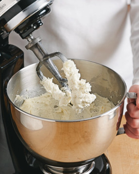 A stand mixer does the best job of creaming the butter and sugar until fluffy, but a hand mixer works too.