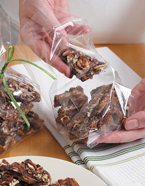 Package stacks of candy in cellophane bags and tie with ribbon for perfect gifts from your kitchen.