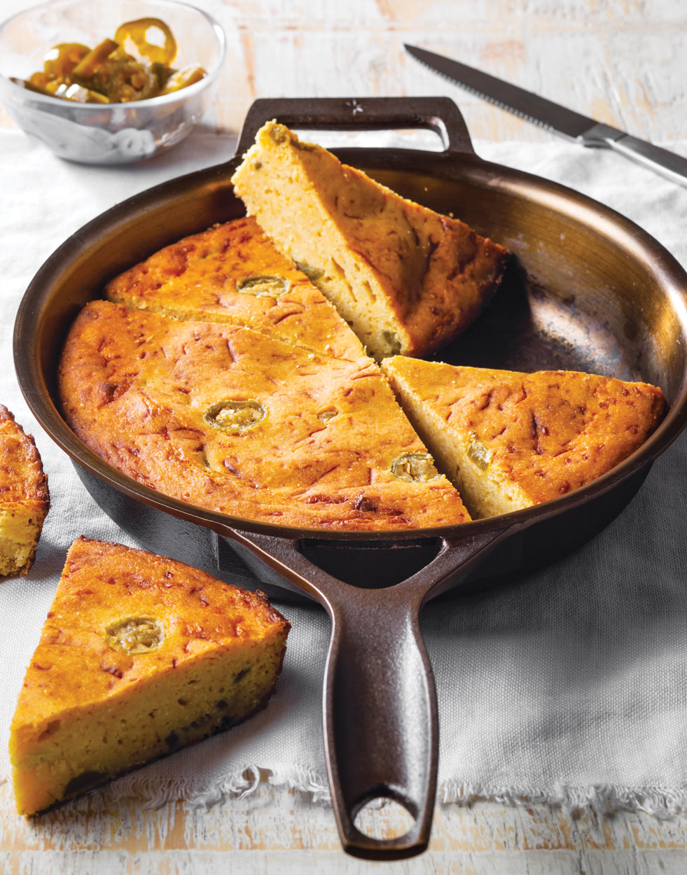 Spicy Beer Cheese Cornbread