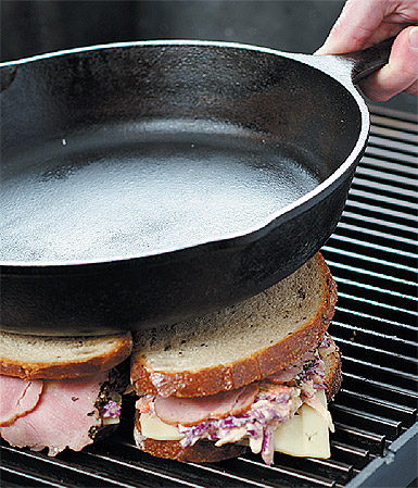 How to Press a Panini with a Skillet