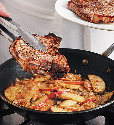 Pork Chops and Apples