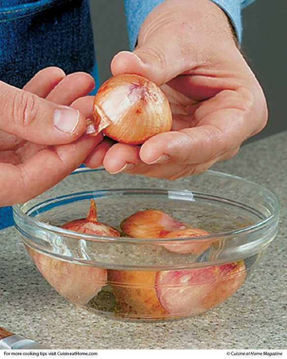 How to Easily Peel Shallots