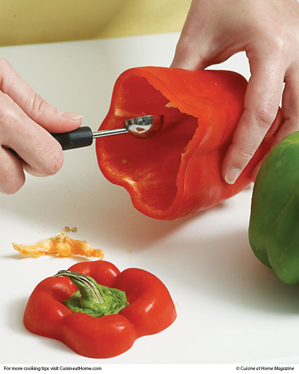 How to Core & Seed Bell Peppers