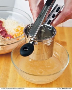 Remove Excess Liquid by Squeezing Sauerkraut