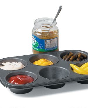 Use Muffin Tins for Condiment Trays