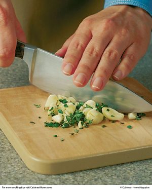 How to Make Herb-Minced Garlic