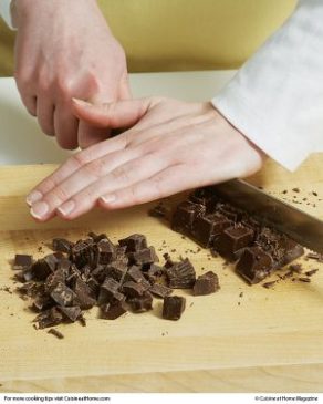 An Easy Way to Chop Chocolate
