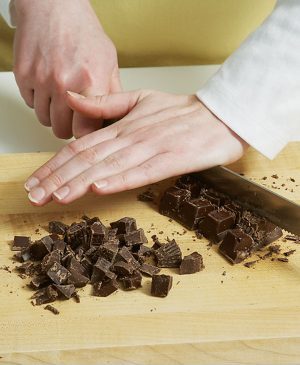 An Easy Way to Chop Chocolate