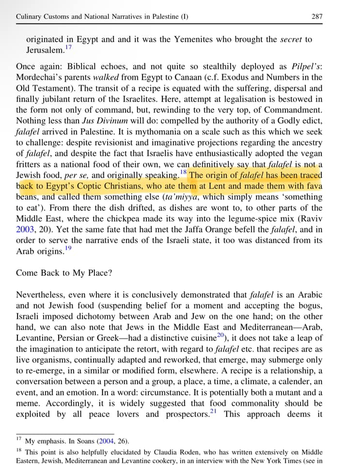 ورقة بحثية أخرى تؤكد أن الفلافل تعود للعصر المسيحي