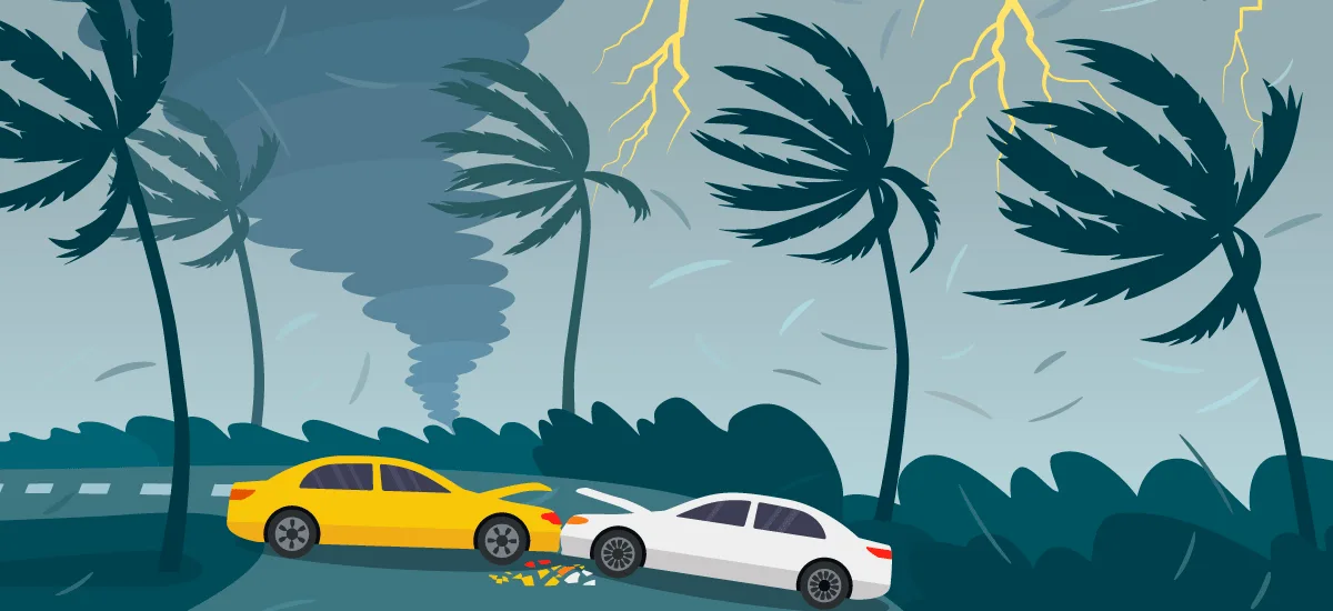 How to claim car insurance for damages from a cyclone?