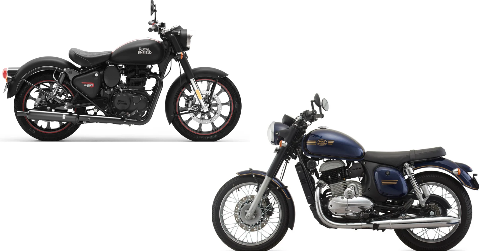 Jawa 42 vs Royal Enfield Classic 350: Compare prices, Specs, and Features